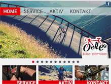 Tablet Screenshot of oellesbikeservice.de